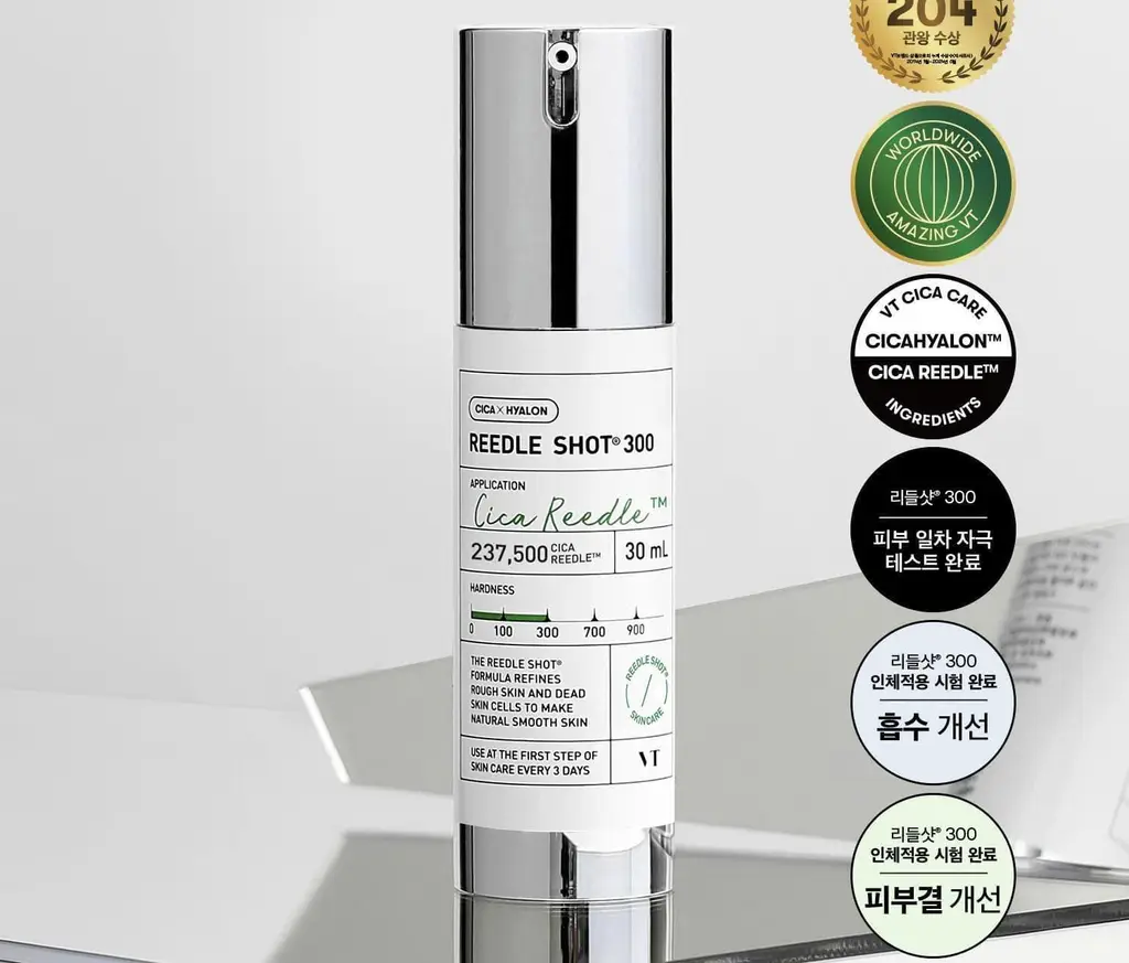 [모공흡수] VT 리들샷 300 에센스 30ml 기획 (+리들샷 300 파우치 1ml*3ea) 상세페이지 2